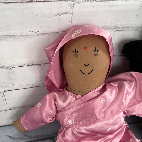 Pier 1 global child collection African fabric dolls - Picture 6 of 6